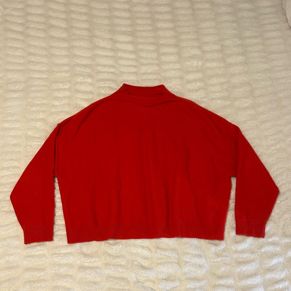 Pilcro 100% Cashmere Red Sweater